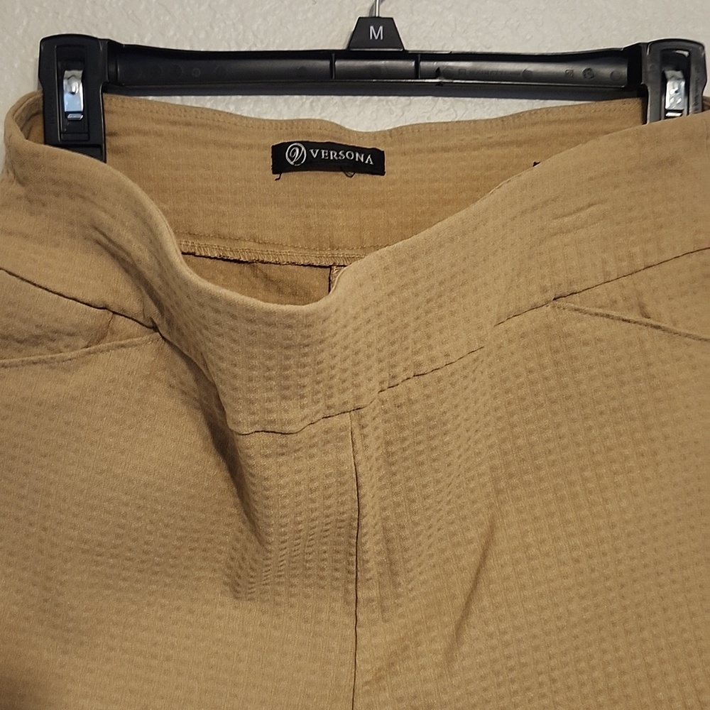 Tan High-Waisted Pants - Picture 2 of 3
